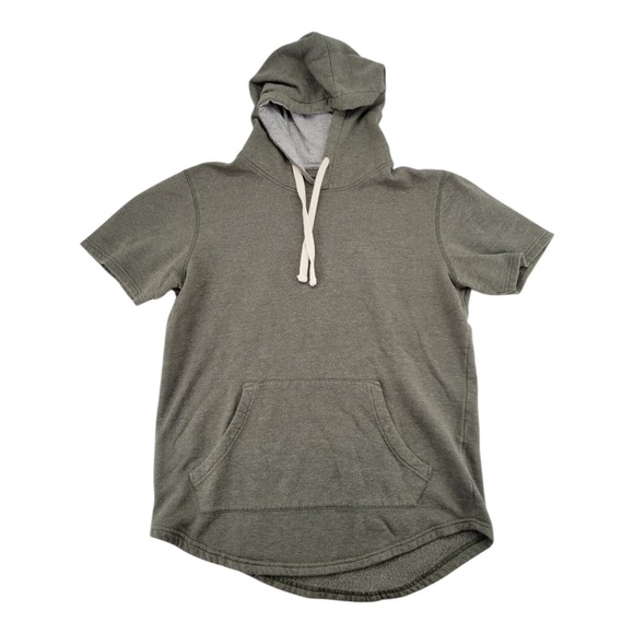 Libertador Other - Libertador New York City Short Sleeve Hoodie Olive Green S Longer Length